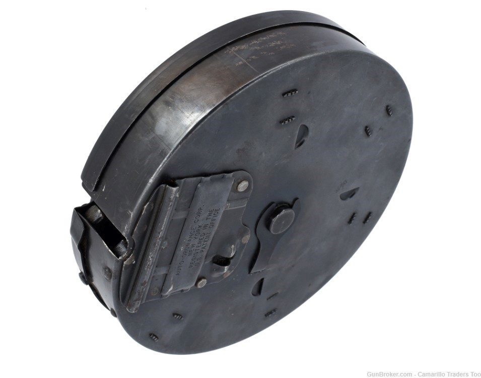 Auto-Ordnance Type L 50Rd .45acp Thompson M1928 Tommy Gun Drum Magazine Mag-img-2