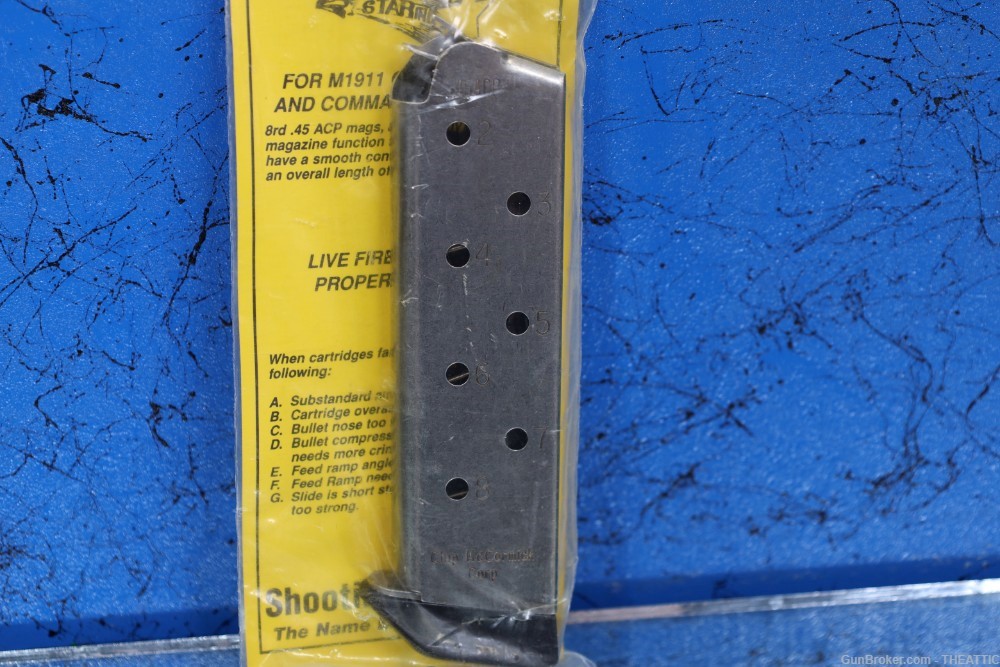 NEW IN PACKAGE CHIP MCCORMICK SHOOTING STAR 8 ROUND 45 ACP 1911 MAGAZINE-img-3