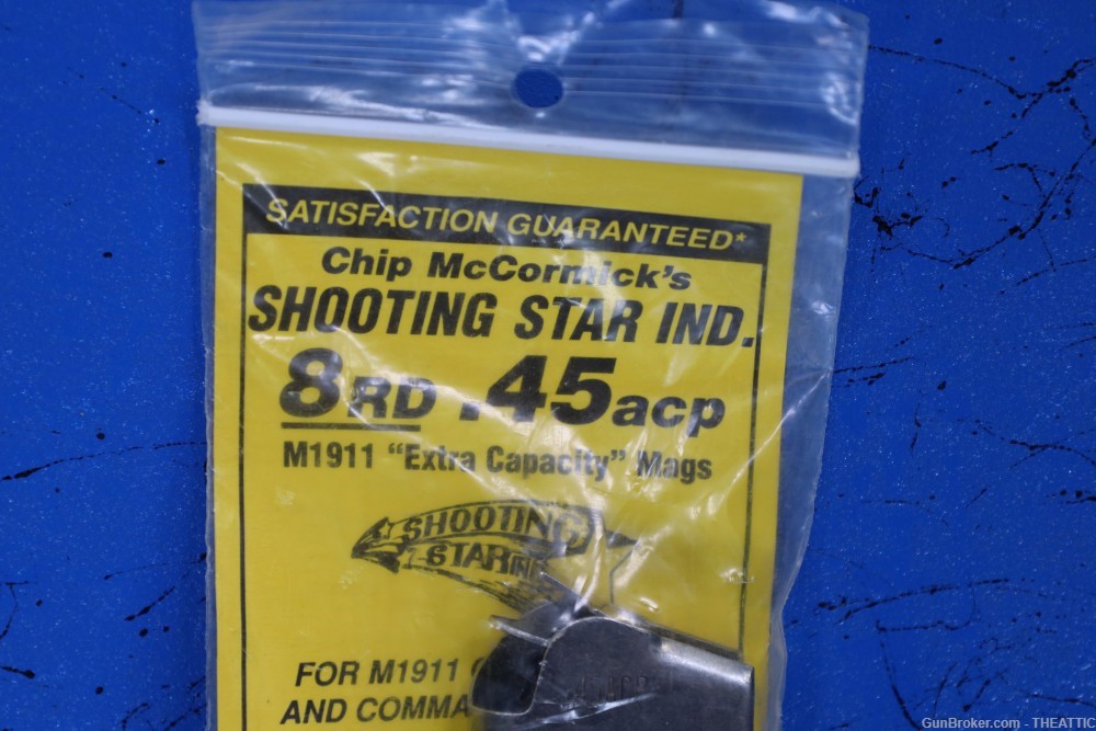 NEW IN PACKAGE CHIP MCCORMICK SHOOTING STAR 8 ROUND 45 ACP 1911 MAGAZINE-img-2