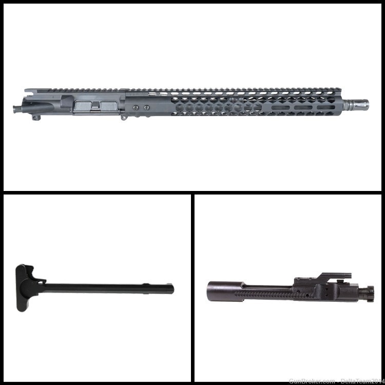 AR15 16" 7.62x39 Complete Upper - BCG & CH Included - Assembled-img-0
