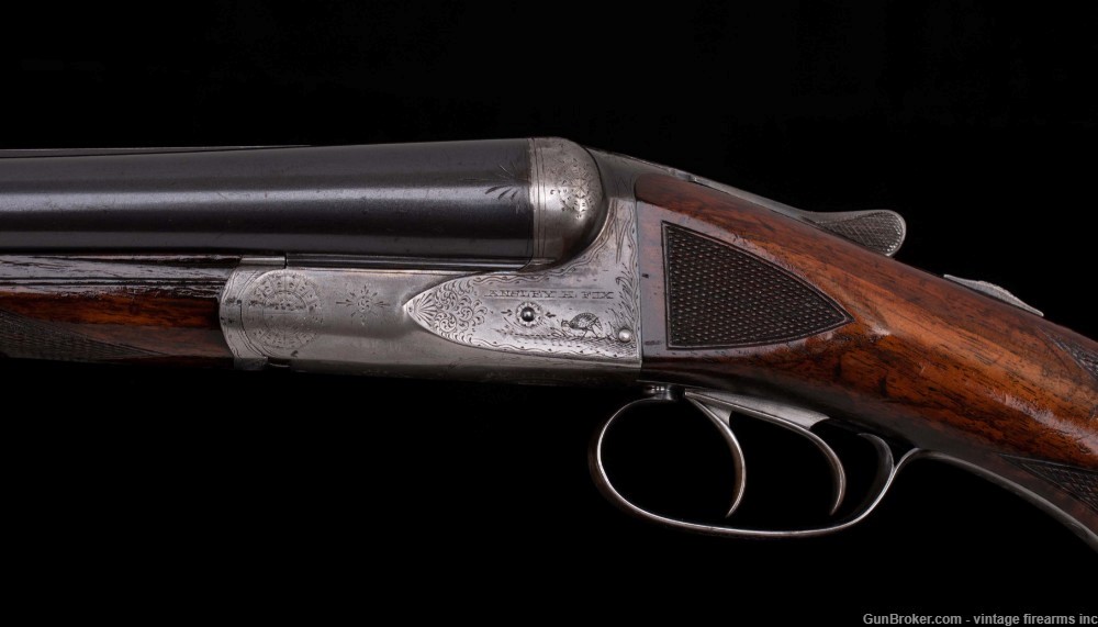 FOX B GRADE 12 GAUGE – 1909, ULTRALIGHT BRUSH GUN-img-0
