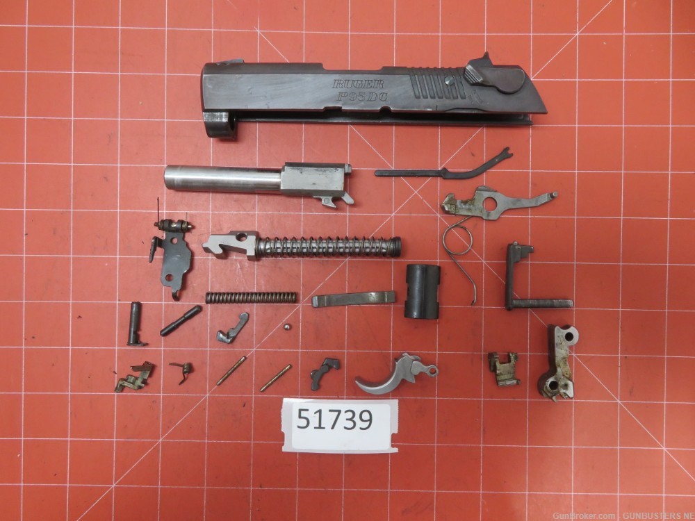Ruger model P95 DC 9mm Repair Parts #51739-img-0