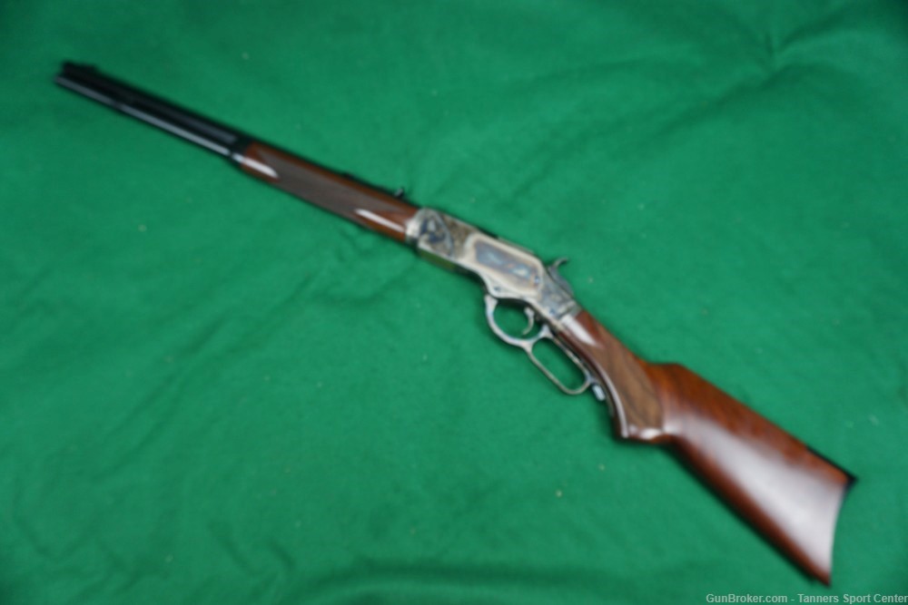 Cimarron / Uberti Winchester 1873 Deluxe Short Rifle 357 357mag 20" Octagon-img-16