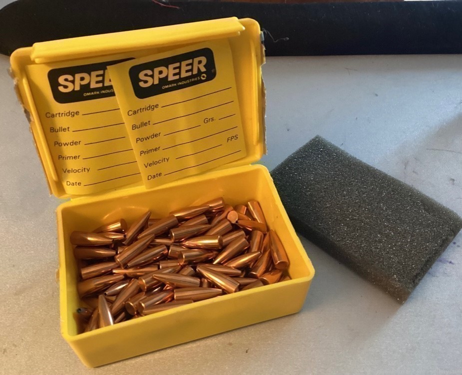 SPEER 22 cal, 50 gr, .224 dia, Hollow Point TNT, 100 bullets open box ,1030-img-0