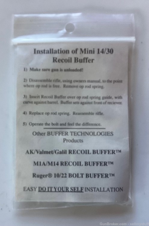 Mini 14/30  Recoil Buffer by Buffer Technologies  New old stock-img-1
