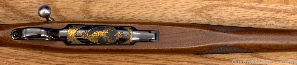 RUGER M77 MARK II GOLD/BLUE ENGRAVED BURNETT CTY .300 WIN MAG No. 48 OF 350-img-25