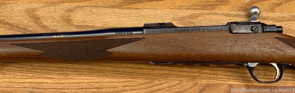 RUGER M77 MARK II GOLD/BLUE ENGRAVED BURNETT CTY .300 WIN MAG No. 48 OF 350-img-5