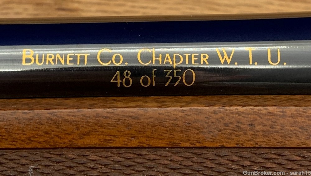 RUGER M77 MARK II GOLD/BLUE ENGRAVED BURNETT CTY .300 WIN MAG No. 48 OF 350-img-10