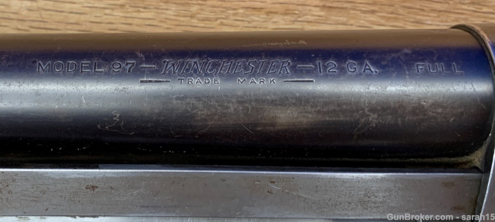 WINCHESTER MODEL 97 1897 TAKE-DOWN 12 GAUGE SHOTGUN 1941 MFD SLAM FIRE-img-8