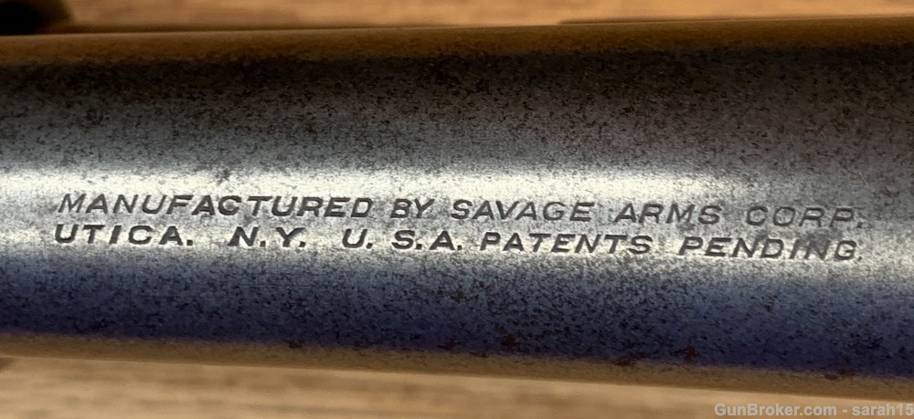 SAVAGE ARMS MODEL 1921 SLIDE ACTION 12 GAUGE FULL CHOKE  30" BARREL  C&R-img-18