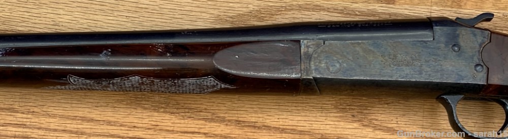 STEVENS MODEL 107B SINGLE SHOT CCH/BLUE 16 GAUGE ULTRA RARE TENITE STOCK-img-5