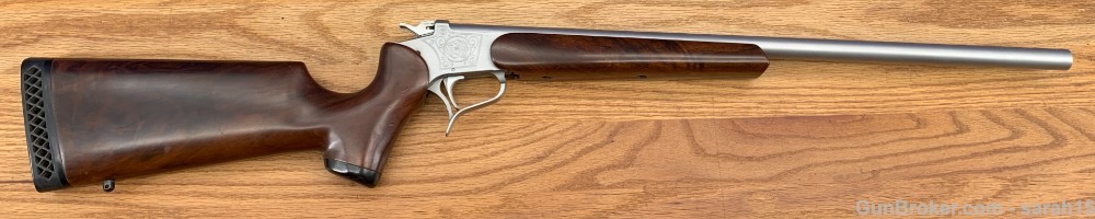 THOMPSON CENTER TC CONTENDER RIFLE 23" SS/ENGRAVED ULTRA RARE .375 JDJ-img-9