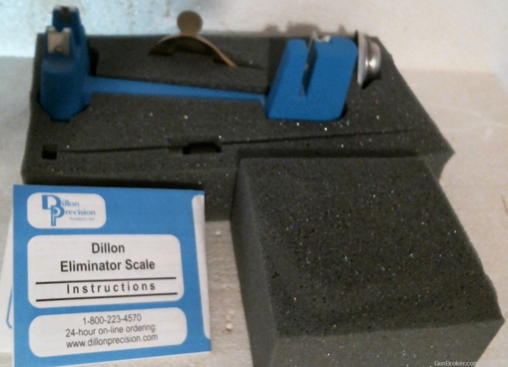 Vintage Dillon Eliminator Powder Measure Loading Scale In Box Excellent-img-1