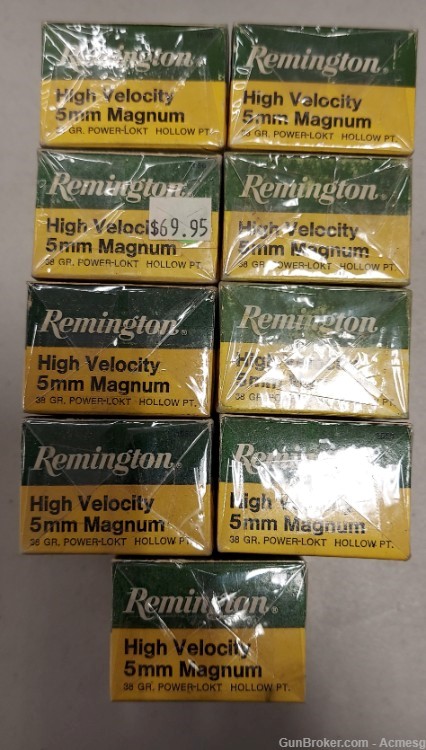 Remington Model 591-592   5mm Magnum Rimfire HP Ammo-img-0