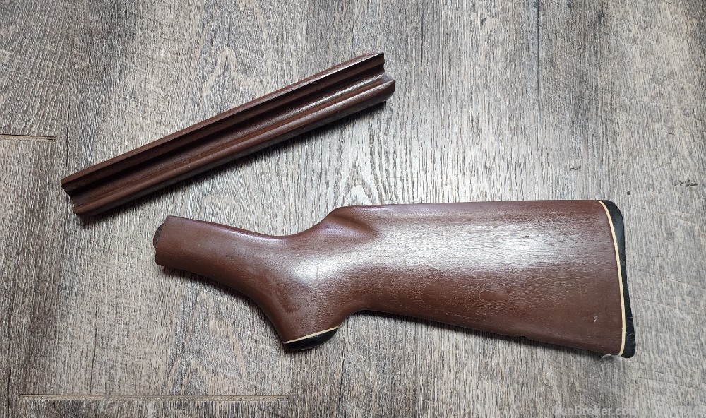 OLDER MARLIN 39A WOOD STOCK AND FOREARM ORIGINAL WOOD -img-0