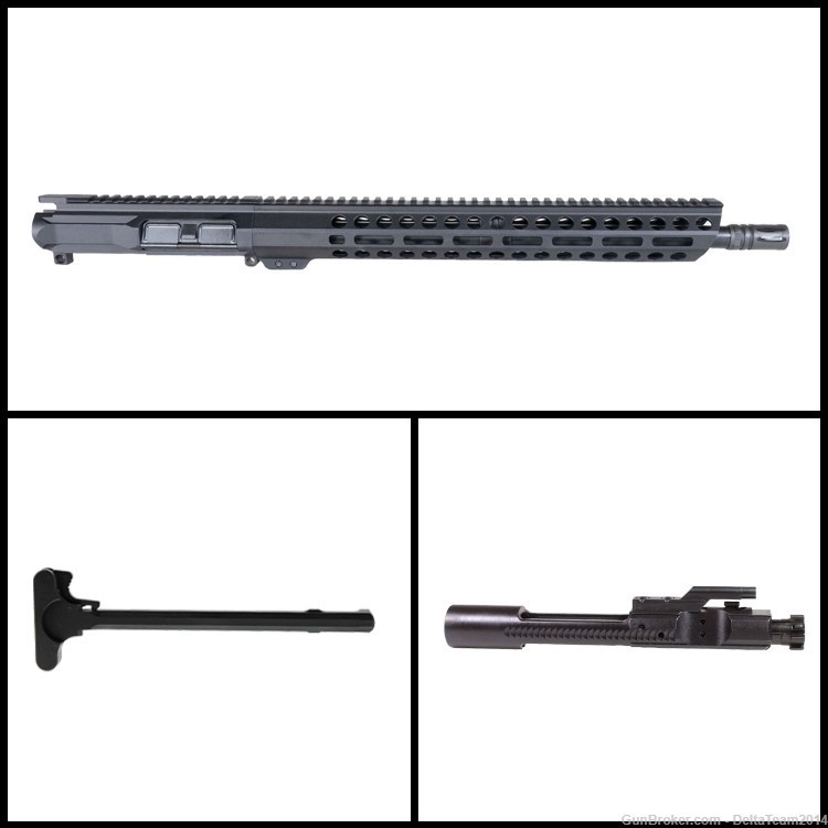 AR15 16" 7.62x39 Complete Upper - M-Lok Handguard - BCG & CH Included-img-0