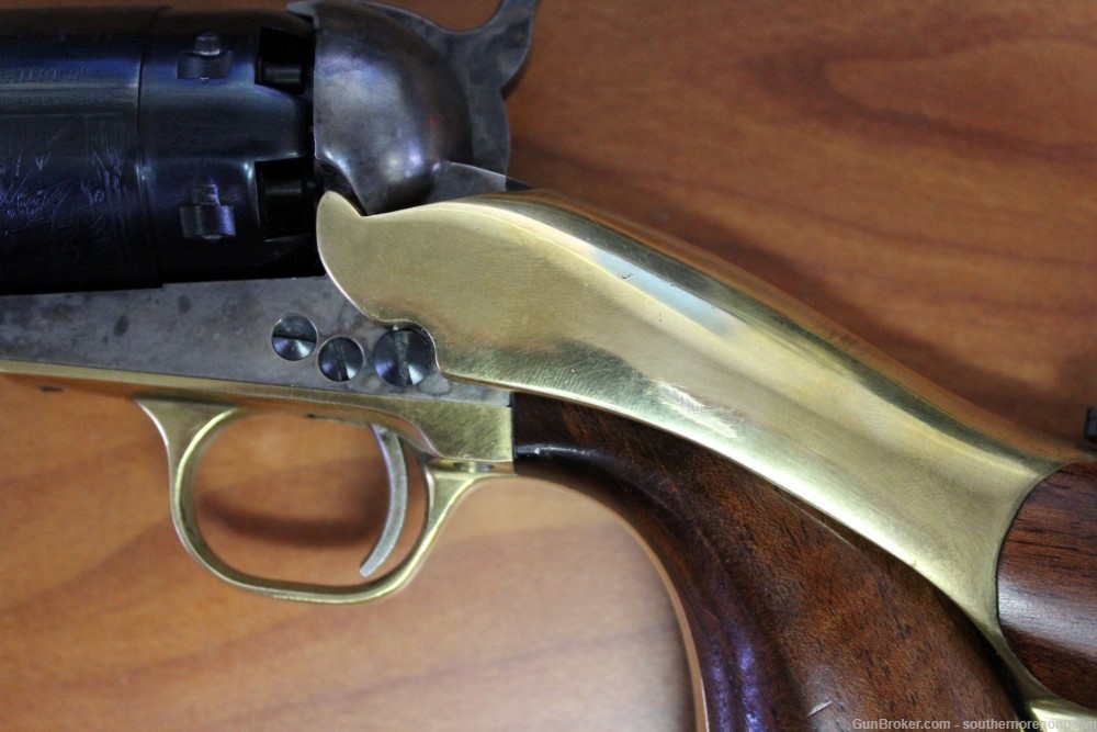 Pietta 1860 Army .44 Cal Percussion Revolver W/ Shoulder Stock-img-11