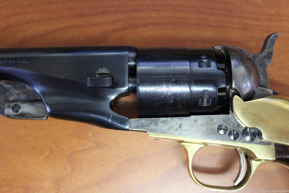 Pietta 1860 Army .44 Cal Percussion Revolver W/ Shoulder Stock-img-10