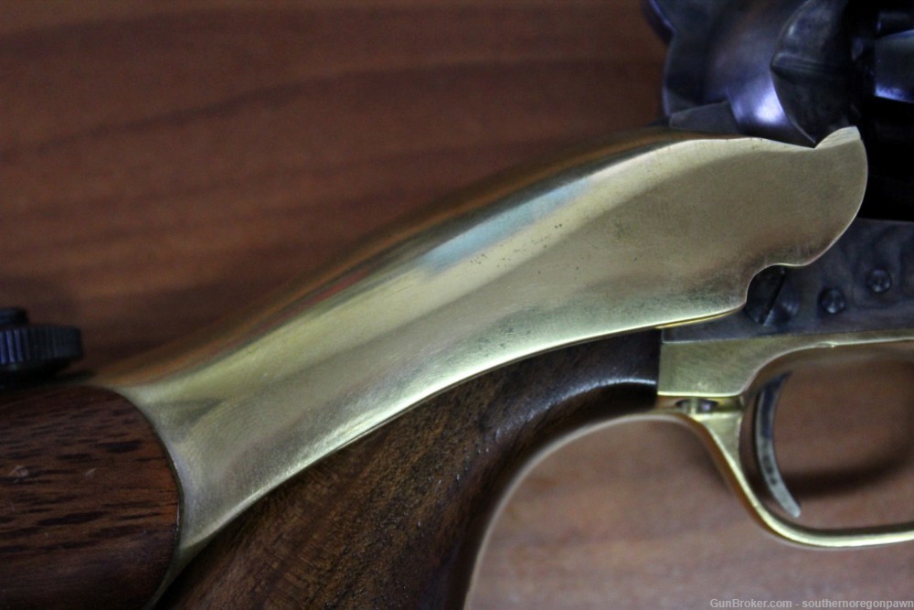 Pietta 1860 Army .44 Cal Percussion Revolver W/ Shoulder Stock-img-5