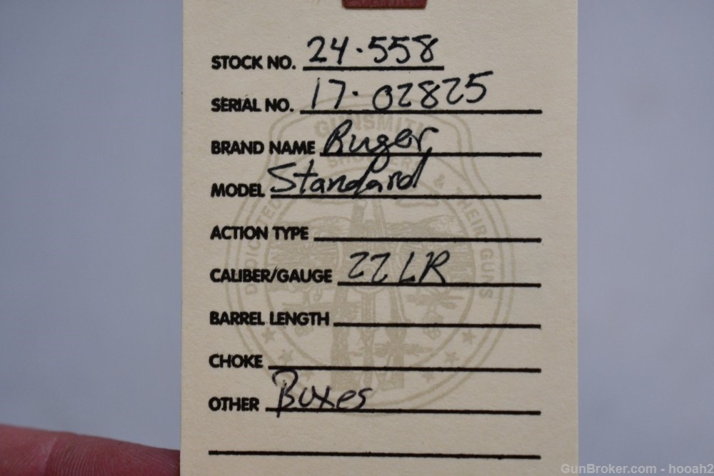 Nice Ruger Standard Pistol Signature Series 1 Of 5000 22 LR W Wood Box 1982-img-1