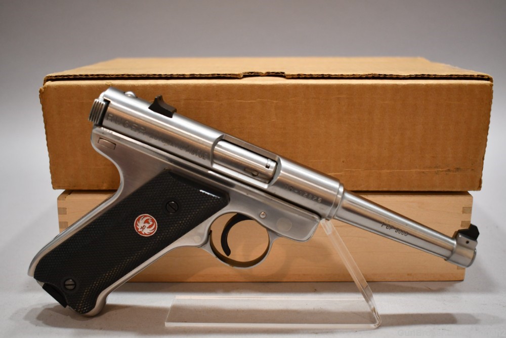 Nice Ruger Standard Pistol Signature Series 1 Of 5000 22 LR W Wood Box 1982-img-0