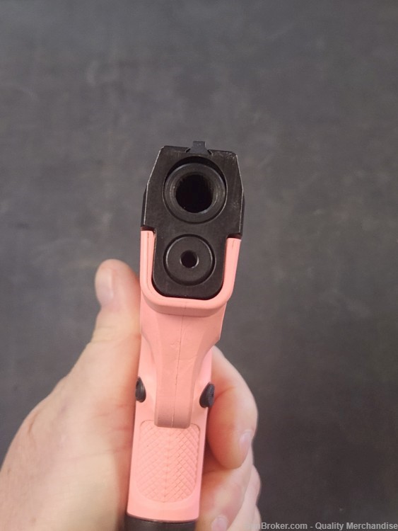Beretta BU9 Nano Pistol 9mm 3" Pink grip frame with two factory mags-img-10
