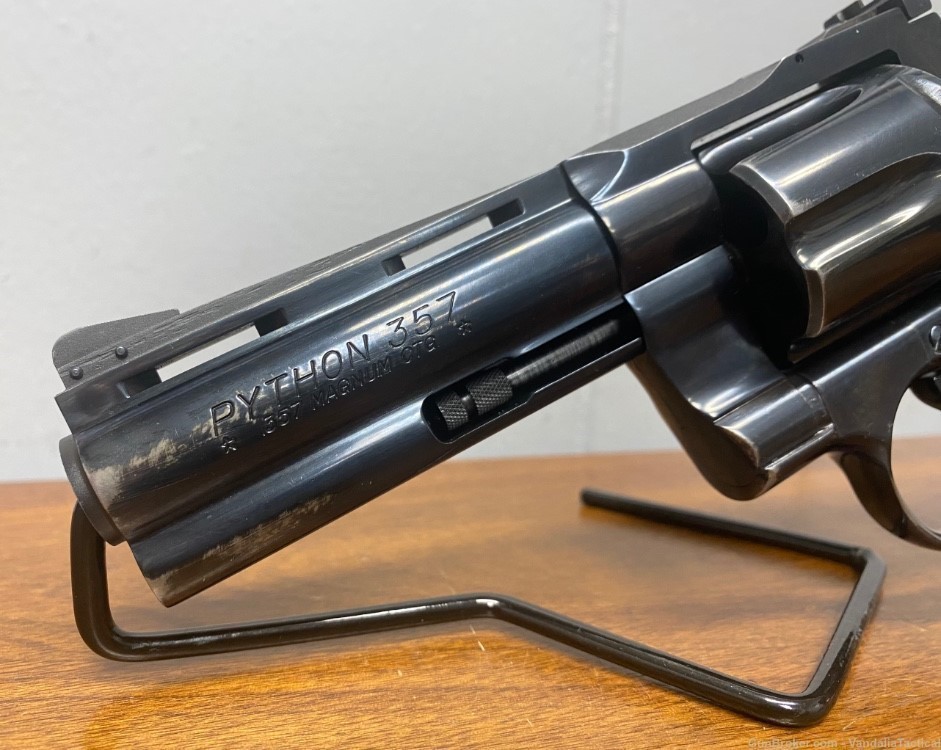 Original 1975 Colt Python .357 Mag 4” Blued -img-1