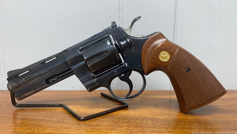 Original 1975 Colt Python .357 Mag 4” Blued -img-0