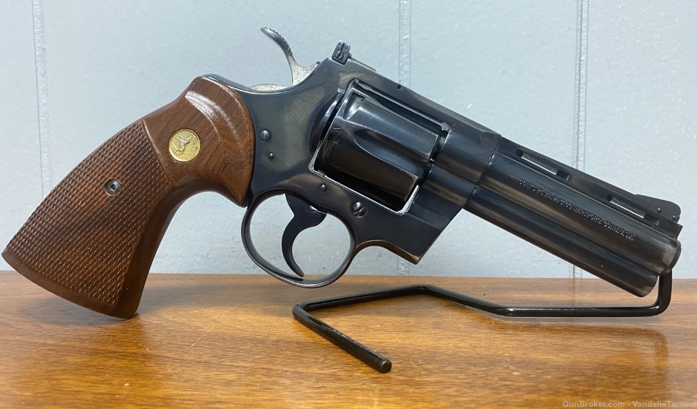 Original 1975 Colt Python .357 Mag 4” Blued -img-4