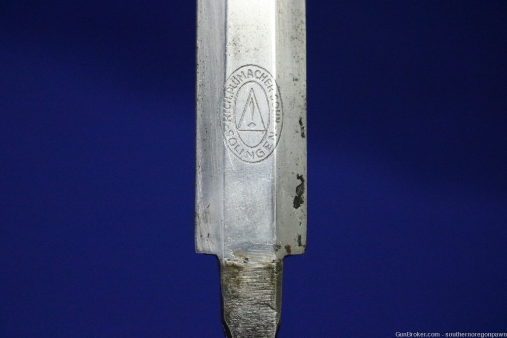 Rare Early Richard Plumacher  & Sohne German WWII  dagger  -img-29