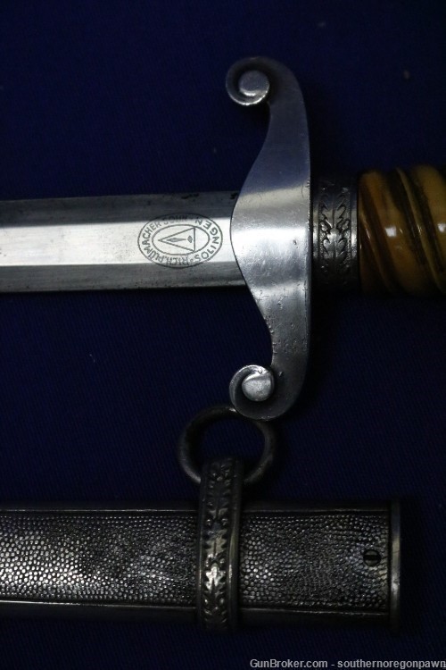Rare Early Richard Plumacher  & Sohne German WWII  dagger  -img-1