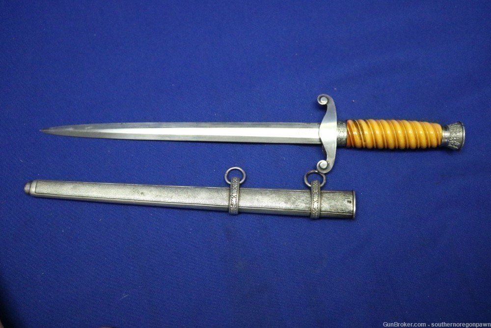 Rare Early Richard Plumacher  & Sohne German WWII  dagger  -img-8