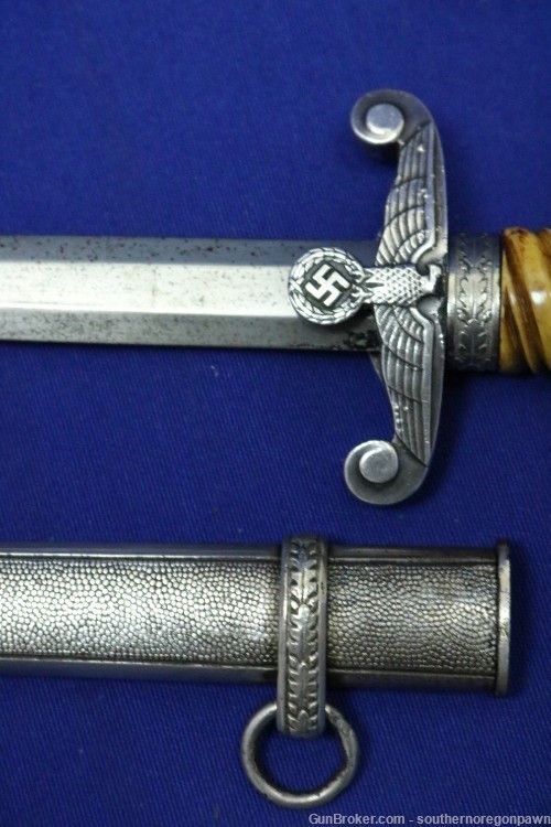 Rare Early Richard Plumacher  & Sohne German WWII  dagger  -img-4