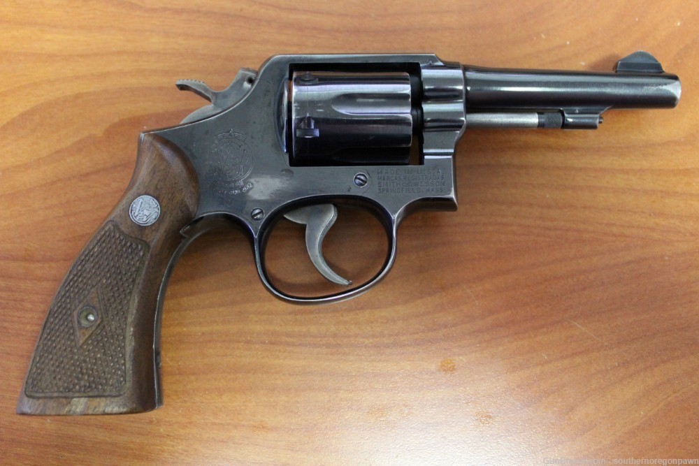 1966 Smith & Wesson 10-5 .38 Spl Revolver 4" Pinned Barrel C&R  -img-0