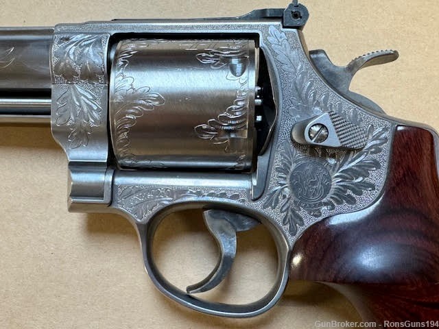 Limited Edition Engraved Smith & Wesson 657-4  Special Hunter 41 Mag-img-3