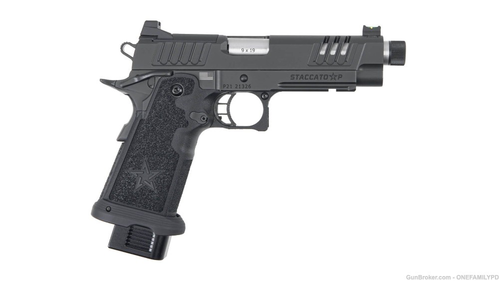 STACCATO 2011 P DPO X-SERIES 9MM TACTICAL THREADED PISTOL - DLC/SS-img-0