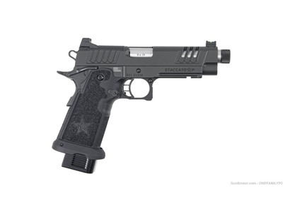 STACCATO 2011 P DPO X-SERIES 9MM TACTICAL THREADED PISTOL - DLC/SS