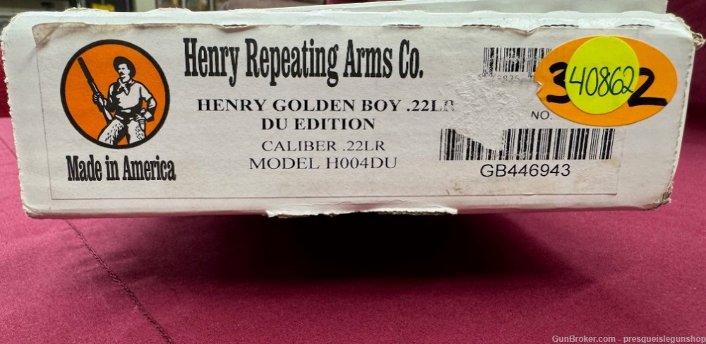 Henry - H004DU - Golden Boy - Ducks Unlimited - .22 LR - 20" Octagon-img-25