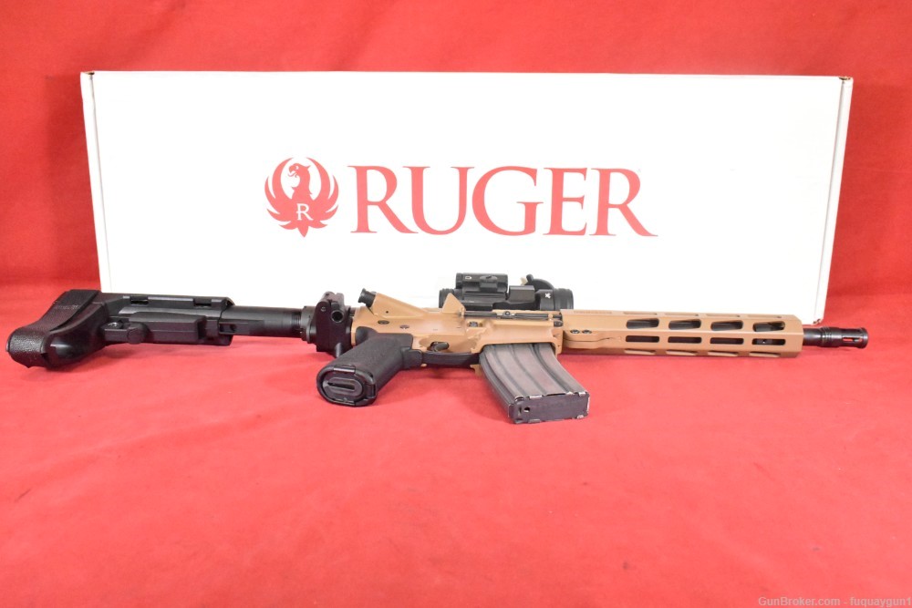 Ruger AR-556 5.56 10.3" 30rd Sylvan Folder + Vortex Strikefire II Red Dot-img-4