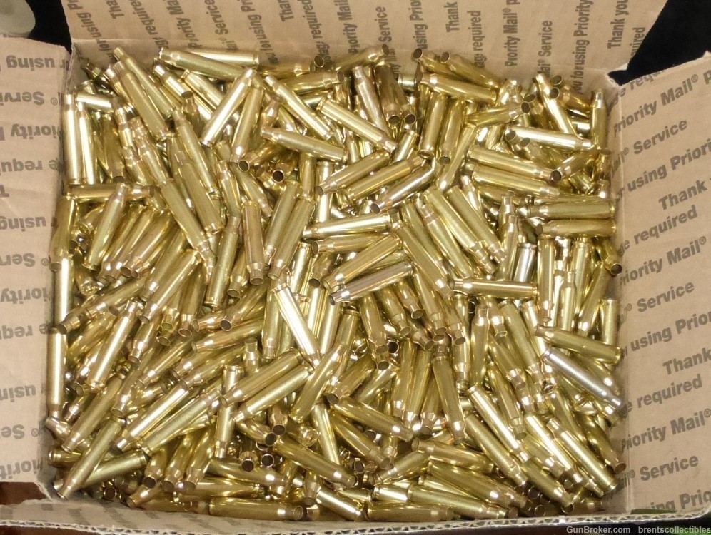 22+ LB .223 223/5.56 x 45 Processed & Polished Reloading Brass 1400 rds  -img-3