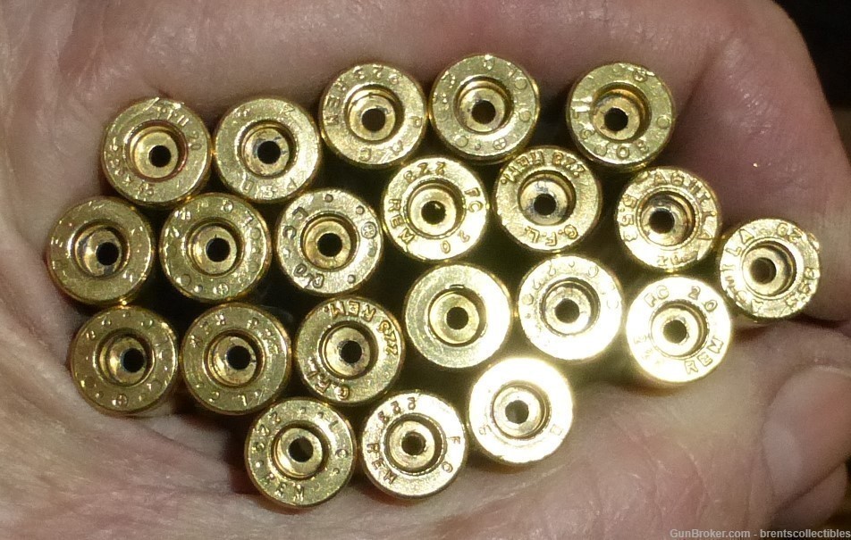 22+ LB .223 223/5.56 x 45 Processed & Polished Reloading Brass 1400 rds  -img-4