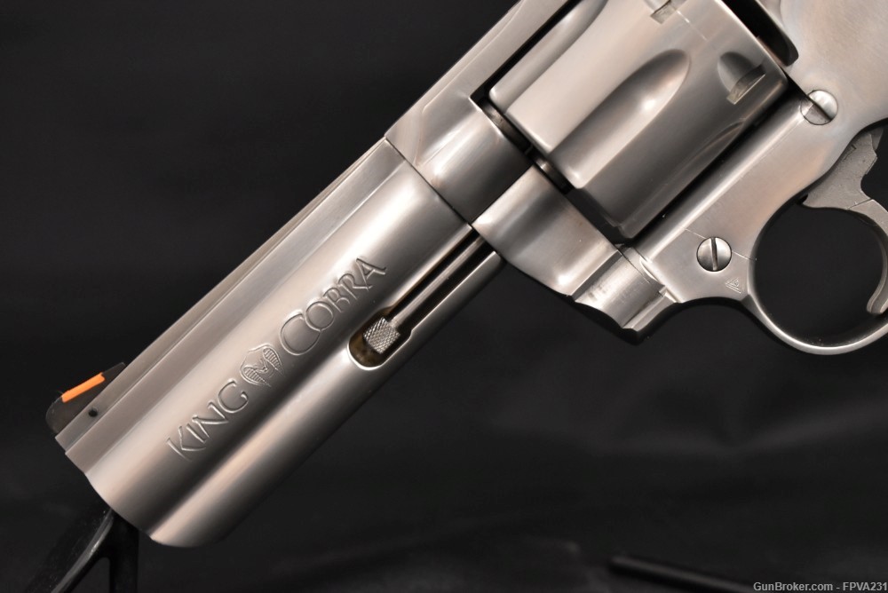 Colt King Cobra Enhanced .357 Magnum 4” BBL Revolver SS 1993 LNIB Estate-img-2