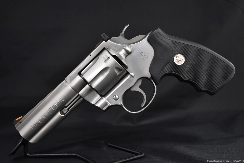 Colt King Cobra Enhanced .357 Magnum 4” BBL Revolver SS 1993 LNIB Estate-img-1