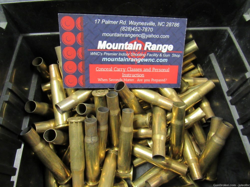 30-30 Win 80  Brass cases mixed unprocessed from indoor range  -img-0