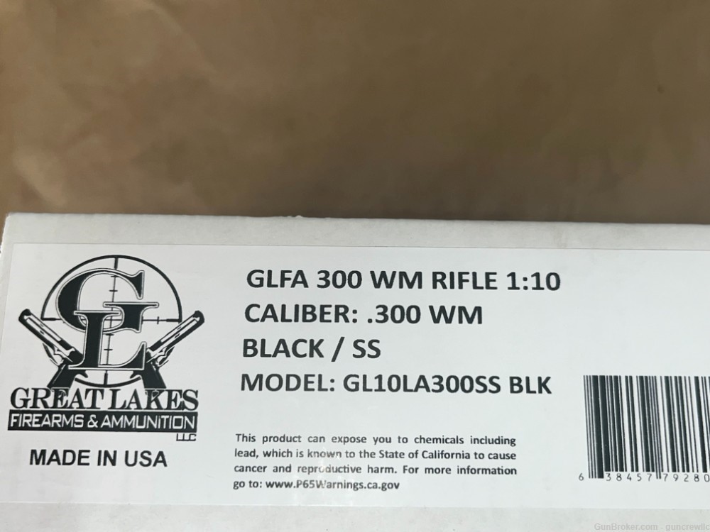 Great Lakes GLFA GL10LA300SS BLK GL10 300 Win Mag 300WM GL-10 24" LAYAWAY-img-25