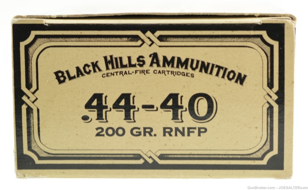 Black Hills Ammunition 44-40 200gr. RNFP 50rnds Ammo-img-1