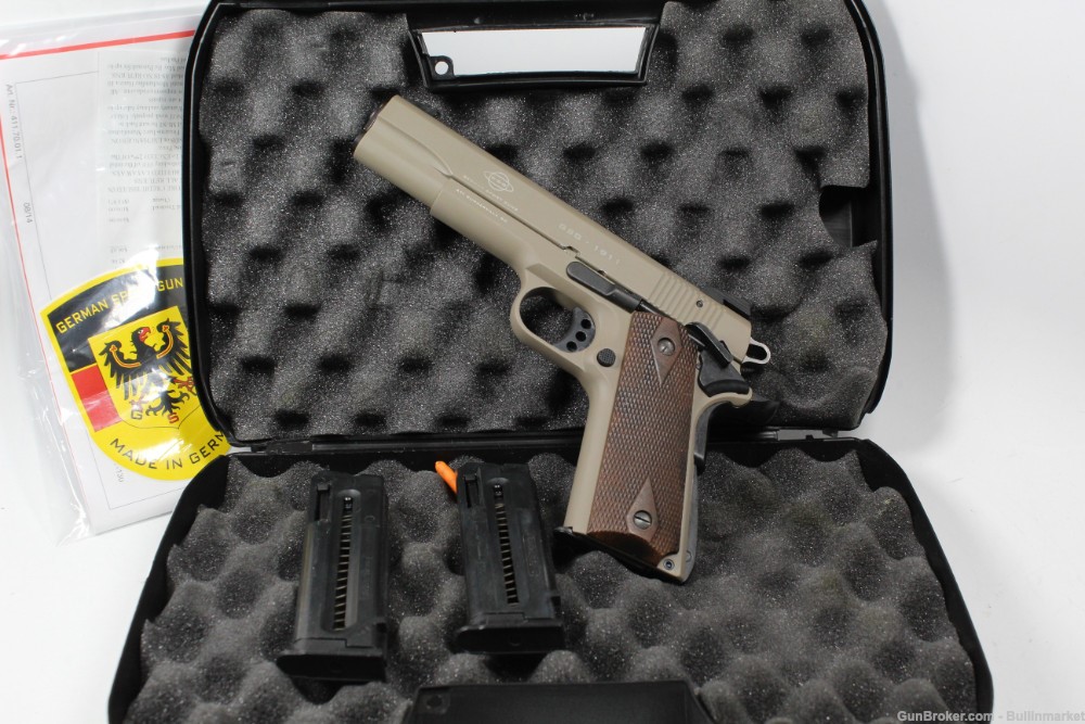 American Tactical GSG 1911 .22 Long Rifle Semi Auto Pistol w/ Original Case-img-0