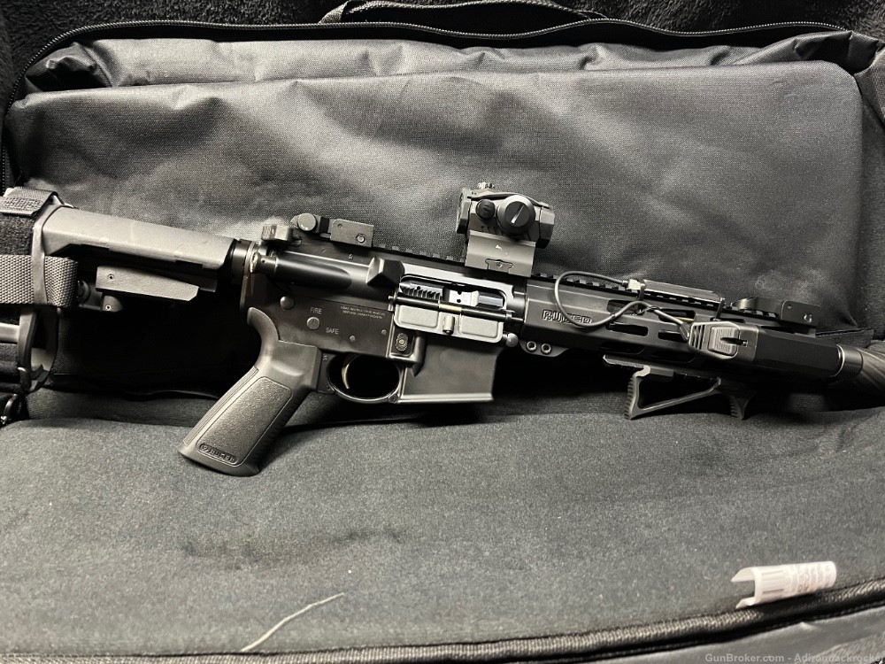 Ruger AR 556 pistol with Romeo 5 and TLR RM 2 weaponlight -img-1
