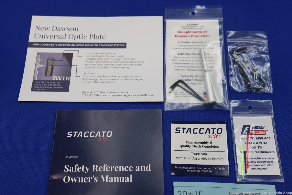 STACCATO Model P 1911 Pistol 9MM Double Stack 2011 Recon OPTICS READY 20rd -img-38