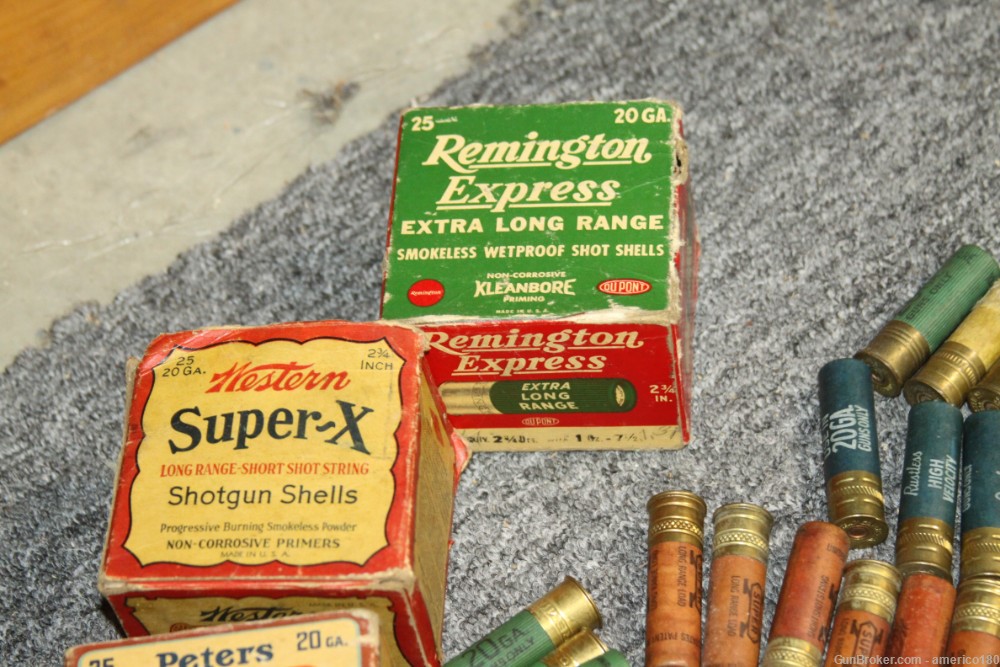 Peters Victor Remington Winchester Super X Shotshell LOT Boxes Extras Paper-img-2